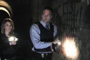 Pictured: Kathryn Erbe as Det. Alex Eames, Vincent D'Onofrio as Det. Robert Goren