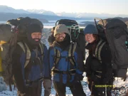 The Flower Lake group on a hike.