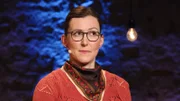Kabarettistin Martina Schwarzmann mit ihrem Programm "Ganz einfach" während des Drehs von ServusTVs "Martina Schwarzmann - ganz einfach" in der Nähe von München, Bayern, Deutschland.