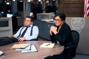 LAW & ORDER: SPECIAL VICTIMS UNIT -- 'Complicated' Episode 1905 -- Pictured: (l-r) Raúl Esparza as A.D.A. Rafael Barba, Mariska Hargitay as Lieutenant Olivia Benson -- (Photo by: Michael Parmelee/NBC)