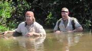 Dave Canterbury and Cody Lundin in Pantanal, Brazil.