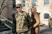 LAW & ORDER: SPECIAL VICTIMS UNIT -- 'Service' Episode 1918 -- Pictured: (l-r) Jack DiFalco as William 'Billy' Shaughnessy, Kelli Giddish as Detective Amanda Rollins -- (Photo by: Peter Kramer/NBC)