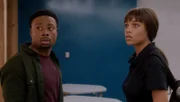 Justin Hires (Wilt Bozer), Reign Edwards (Leanna Martin).