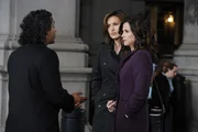 Detective Olivia Benson (Mariska Hargitay, M.), Rechtsanwältin Camilla (Valerie Cruz) und Detective Ash Ramsey (Naveen Andrews) ermitteln in dem Mordfall eines reichen Ehepaares, das bekannt für ihre großzügigen Spenden war.