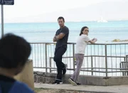 L-R: Steve McGarrett (Alex O'Loughlin); Mary McGarrett (Taryn Manning)
