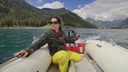 Das Mitglied der Bergrettung am Achensee.