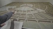 Ein Stadtmodell von Karlsruhe aus seiner Gründungszeit.