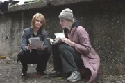 Pictured: (l-r) Kathryn Erbe as Det. Alex Eames, Jennifer Shirley as Lucia