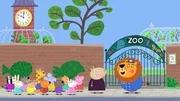Die Spielgruppe macht heute einen Ausflug zum Zoo, wo sie lernen, wie wilde Tiere leben.