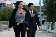 L-R: Olivia Benson (Mariska Hargitay), Nick Amaro (Danny Pino)