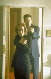 Scully (Gillian Anderson) und Mulder (David Duchovny, re.) haben einen Mörder im Visier.
