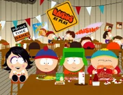 Cartman und Kyle wollen unbedingt Stan aufmuntern, der Liebeskummer hat.