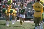 Franz Beckenbauer beim Einlauf für „Cosmos New York“