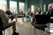 LAW & ORDER: SPECIAL VICTIMS UNIT -- "Mask" Episode 1215 -- Pictured: (left, center right) Christopher Meloni as Det.
