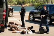 L-R: Special Agent Timothy McGee (Sean Murray) und NCIS Special Agent Jessica Knight (Katrina Law).