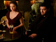 l-r: Robin Ellacott (Holliday Grainger), Cormoran Strike (Tom Burke)