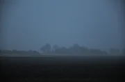 herbst, dämmerung, dunkel, blau, oktober, bäume, landschaft, feld, acker, winter, himmel,  kostenlose fotos, kostenlose bilder