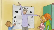 Conni und Anna wollen wissen, wie spät es ist. Mit Omas Uhrzeit-Quiz macht das Uhr lesen gleich viel mehr Spaß.