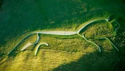 Luftaufnahme von grüner Landschaft