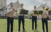 Die Musikgruppe „Die Striezalan“.