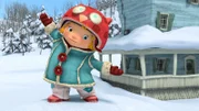 Nele schlägt ein neues Spiel vor: Eishockey-Ritter.