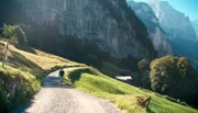Berglandschaft mit Weg
