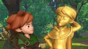 Wie kann Robin Hood den Dorfbewohnern ihr Gold zurückgeben, das Prinz John durch neu auferlegte Steuern für seine goldene Statue eingetrieben hat?