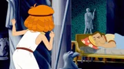 Lilli schleicht sich in das Zimmer von Cadmus.