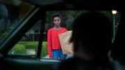 Carol Spinks outside perpetrator’s car