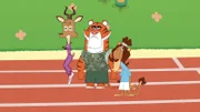 Gazelle, Tiger und Löwe wollen gegen den bisher unbesiegten Geparden antreten.