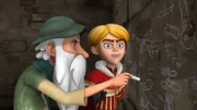Trevor wurde von Prinz John gefangen genommen. Prinz John will von ihm die Geheimnisse und das Versteck der Flugmaschine erfahren.