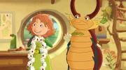 Petronella und Lucius zeigen ihr magisches Band der Freundschaft.