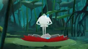 Rennveranstalter Wyatt Whale mit seinem Genie Neptune