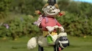 Shaun ist doch kein Pferd! Die Nichte des Farmers hat ihn als Reittier ausgesucht.