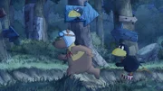 Socke und Eddi jagen einen Geist.