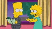 Bart (l.); Lisa (r.)