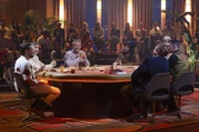 (v.l.n.r.) Klaas Heufer-Umlauf; Till Reiners; Sasha; Nikeata Thompson