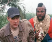 Murdock (Dwight Schultz, li.) und B.A. (Mr. T) und das Team haben einen Auftrag in Vietnam..