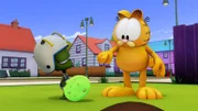 Als Nimbus, der kleine Alien-Freund von Garfield und Odie, mit seiner fliegenden Untertasse auf der Erde einen Zwischenstopp einlegt, schenkt er Odie einen ganz besonderen Hundekeks.