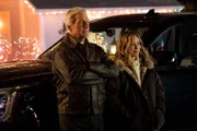 Leroy Jethro Gibbs (Mark Harmon, l.); Jack Sloane (Maria Bello, r.)