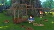 Robin Hood bittet den handwerklich begabten Tuck eine Kopie der Flugmaschine zu bauen. Denn Prinz John soll die echte nicht bekommen.