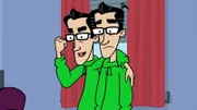 Petey Falcone (l.).