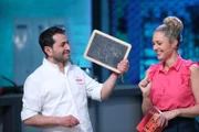 Profi-Koch Ali Güngörmüs und Moderatorin Ruth Moschner