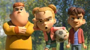 Die gegnerische Bande im Dorf besteht aus drei Kindern, mit denen nicht zu spaßen ist. Marie als Anführerin hat ihre beiden Jungs Samson und Hase voll im Griff.