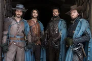 Aramis, D'Artagnan, Porthos und Athos.