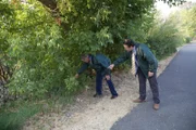 Detectives Reichert und Haney suchen am Flussufer nach Leichen.