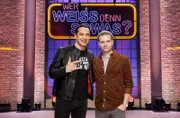 Die Kandidaten dieser Sendung: Komiker und Musiker Bülent Ceylan (l.) und der Stand-up-Comedian Moritz Neumeier (r.).