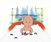 Caillou spielt gerne mit Booten. Viel lieber als ein Plastikboot, hätte er aber eines aus Holz.
