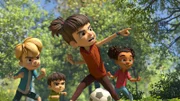 Bohnenstange und ihr Bruder Kleiner Fuß haben sich entschieden. Sie wollen gemeinsam mit Lina und Raphael die Dorfbande sein.