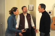 Mike muss akzeptieren, dass Annalena jetzt Grenzen zieht. Von links: Annalena (Heidrun Gärtner), Gregor (Holger Matthias Wilhelm) und Mike (Harry Blank).